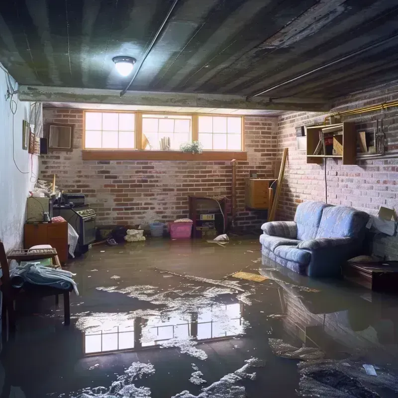 Flooded Basement Cleanup in Walling, TN